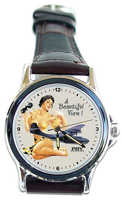 PBY Catalina Pinup Wrist Watch